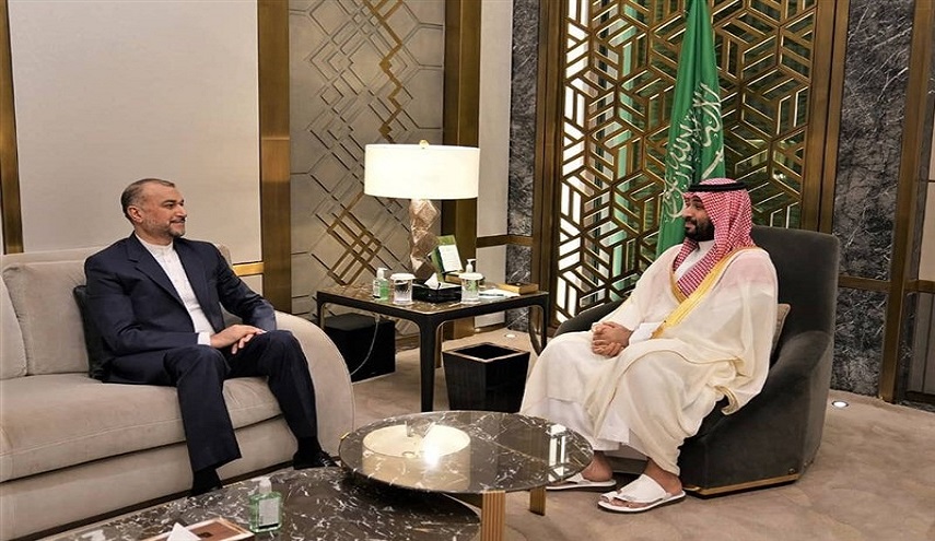  أمير عبداللهيان: أجريت مباحثات صريحة ومفيدة مع ولي العهد السعودي 
