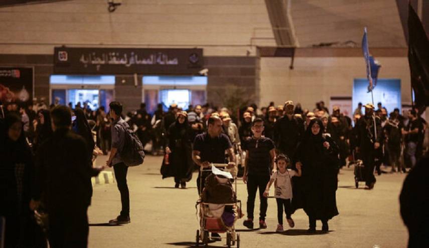 ايران.. ارسال ۵۰ حافلة إيرانية الى العراق لنقل الزوار من الحسينية إلى بغداد
