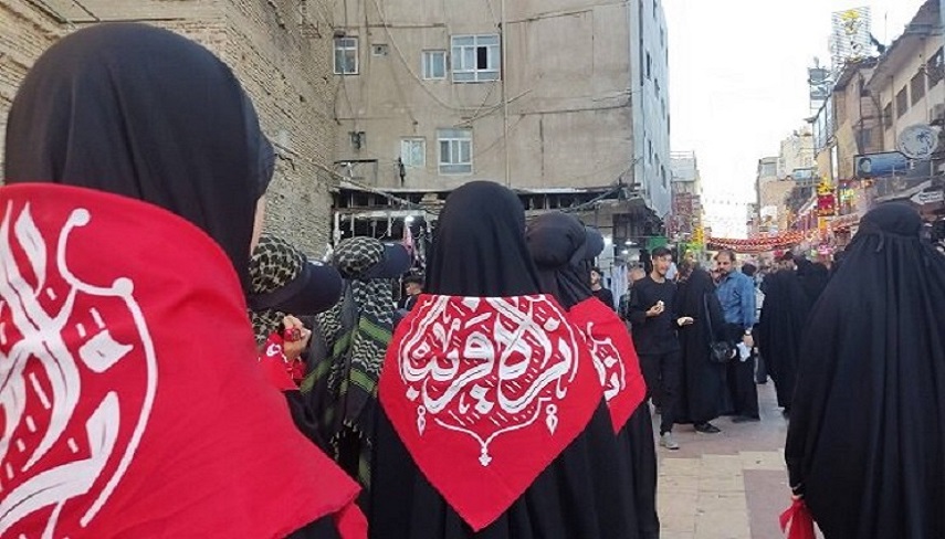 زيارت اربعين دانش آموزان دختر عضو اتحاديه انجمن‌هاي اسلامي
