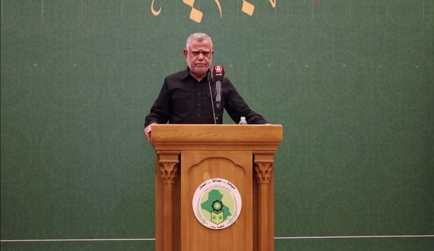 هادي العامري: إذا تدخلت امريكا في فلسطين سنتدخل ولا نتردد باستهدافها