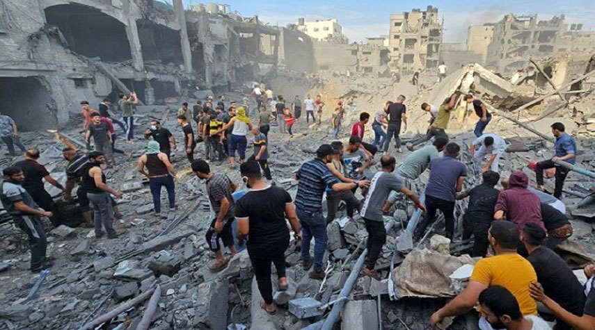  أكثر من 10 آلاف شهيد ومفقود إثر العدوان الصهيوني على غزّة 