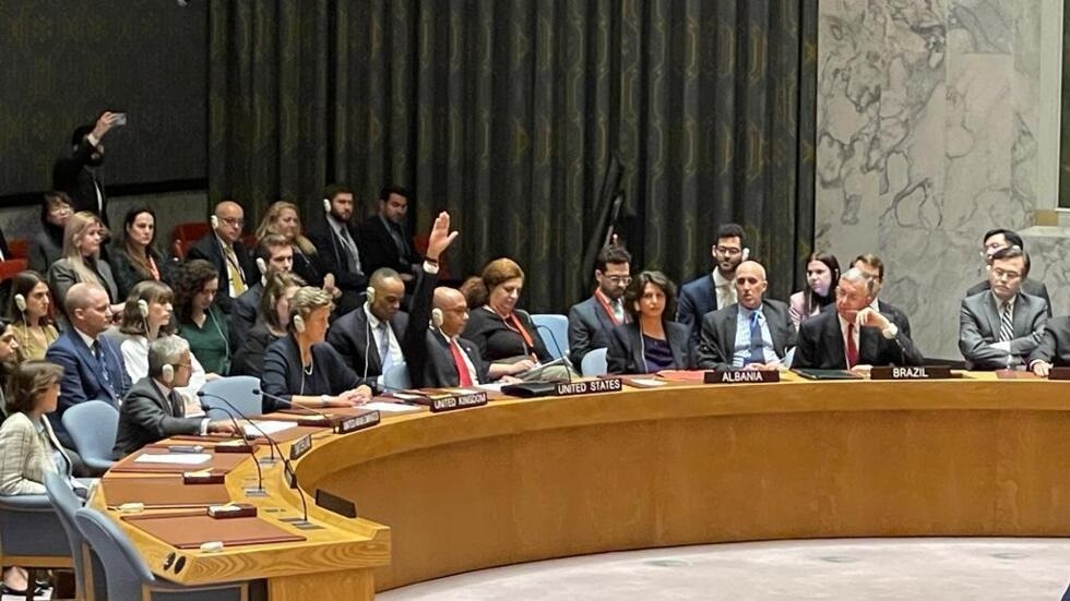 الفيتو الامريكي يسقط مشروع قرار لوقف اطلاق النار في غزة 