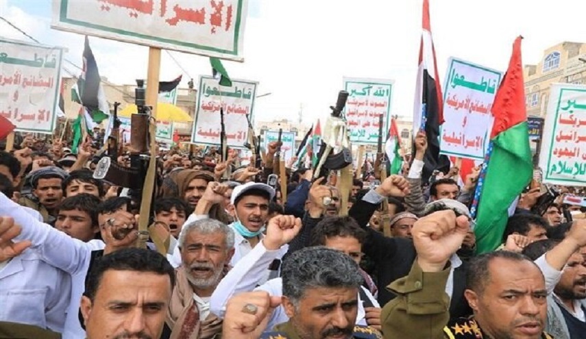  اليمن.. مسيرات شعبية حاشدة بصعدة تحت شعار "مع غزة حتى النصر" 