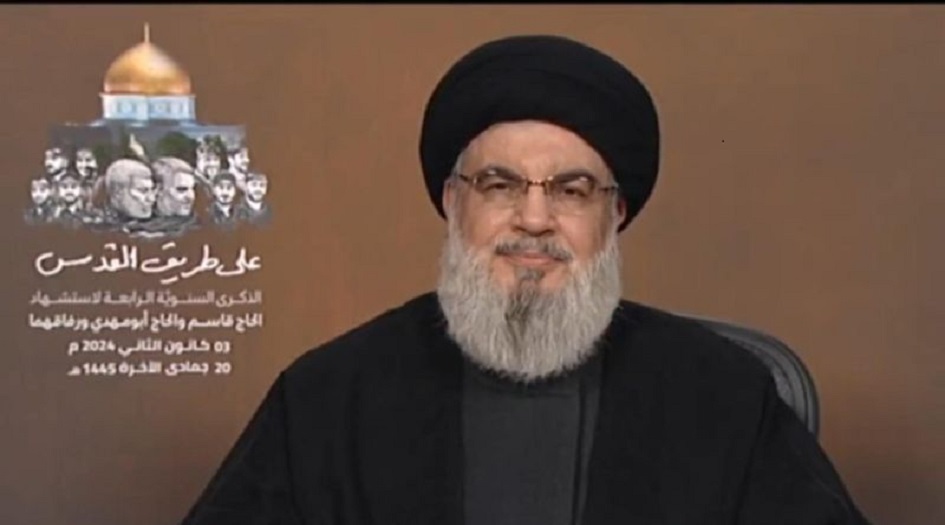الامين العام لحزب الله :  طوفان الأقصى وما بعده وجه ضربة قاصمة لمسار التطبيع