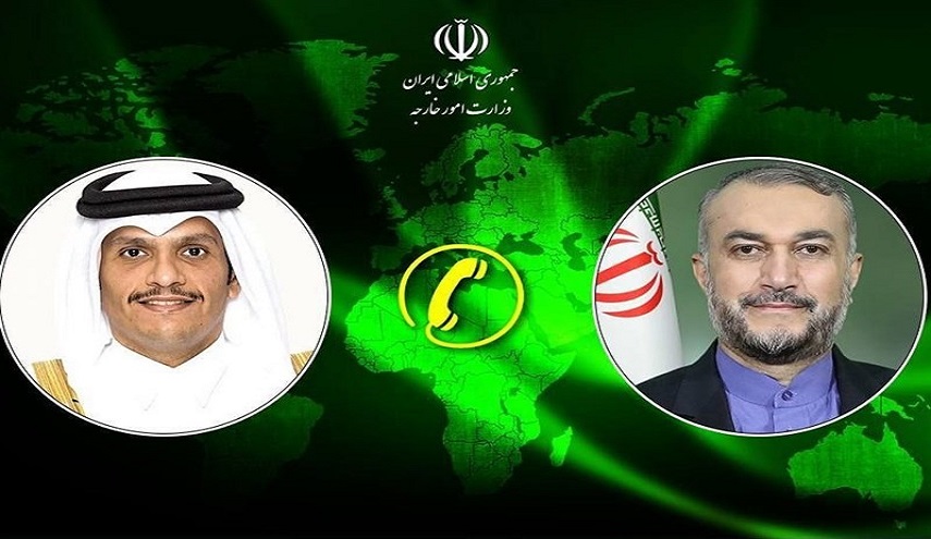  مباحثات هاتفية بين وزير خارجية قطر وأمير عبداللهيان 