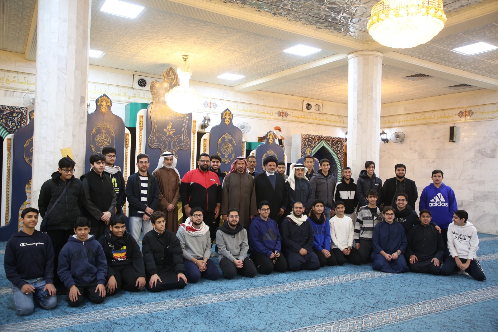دار القرآن في العتبة الحسينية تستقبل وفدين من دول الخليج الفارسي 