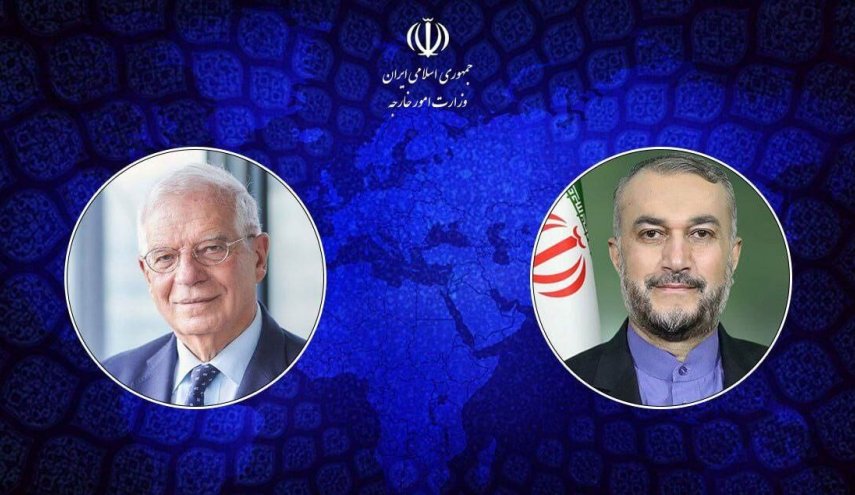 امير عبداللهيان وبوريل يؤكدان على الاستقرار الاقليمي والدولي 