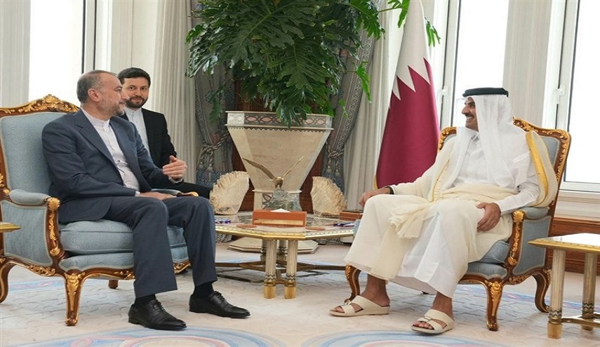 خلال لقاء وزير الخارجية الإيراني.. أمير قطر: نجحنا في تعزيز العلاقات الودية والبناءة بين البلدين