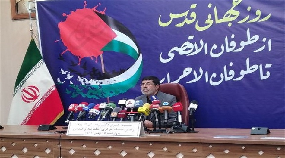 تشييع شهداء العدوان الإرهابي على القنصلية الإيرانية في يوم القدس العالمي بطهران