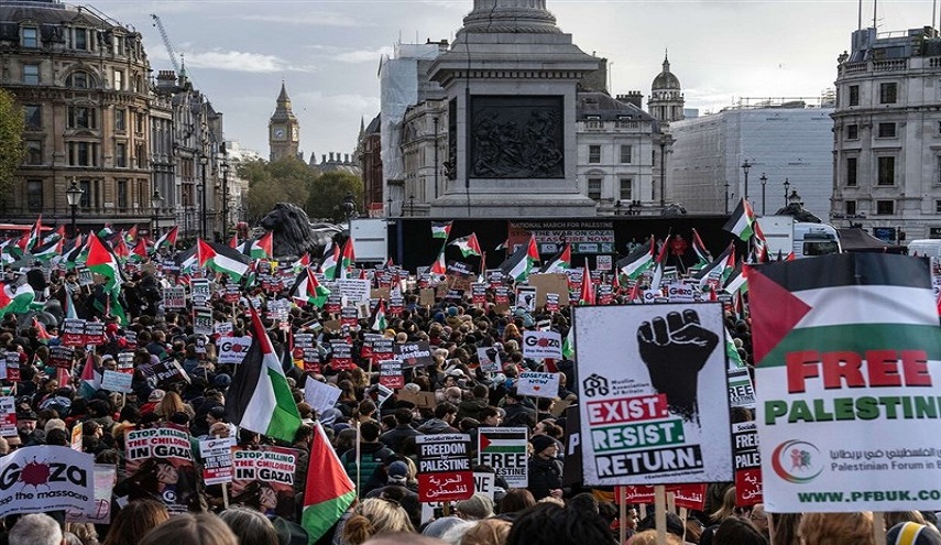  الحراك العالمي المندد بالعدوان على غزة يتواصل في عدة مدن عربية وغربية 