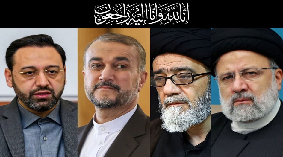 وصول جثمان الرئيس الايراني الشهيد رئيسي ورفاقه الى معراج الشهداء في تبريز 