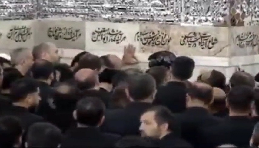 حرم امام رضا عليه السلام، آرامگاه ابدي شهيد جمهور