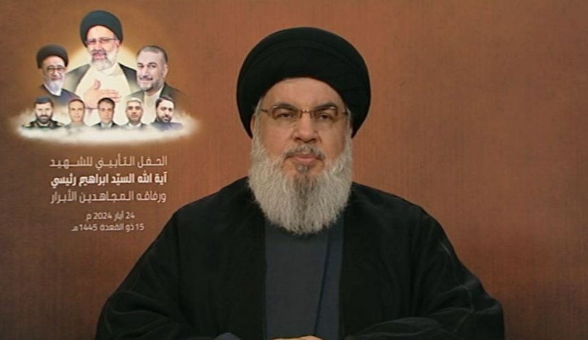  السيد نصر الله: حادثة سقوط مروحية الرئيس رئيسي مؤلمة ومحزنة جداً 