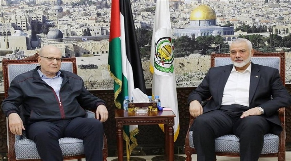 هنية يبحث مع  قيادة الجبهة الديموقراطية لتحرير فلسطين تطورات طوفان الأقصى
