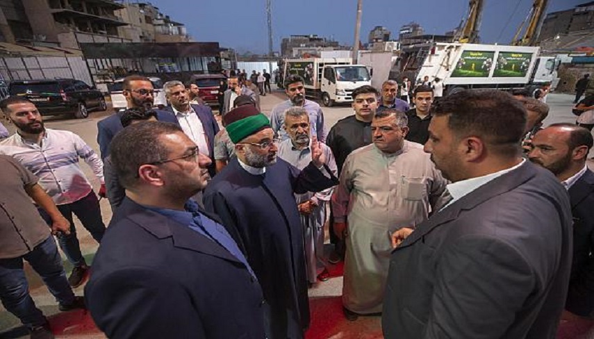 بازديد توليت آستان قدس عباسي از موكب هاي حسيني