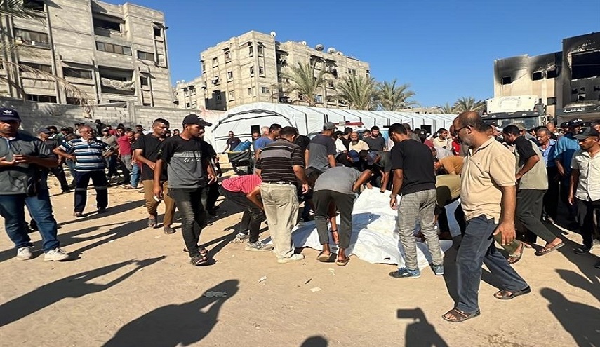  عشرات الشهداء والجرحى بمجزرتين للاحتلال الصهيوني في خانيونس والنصيرات 