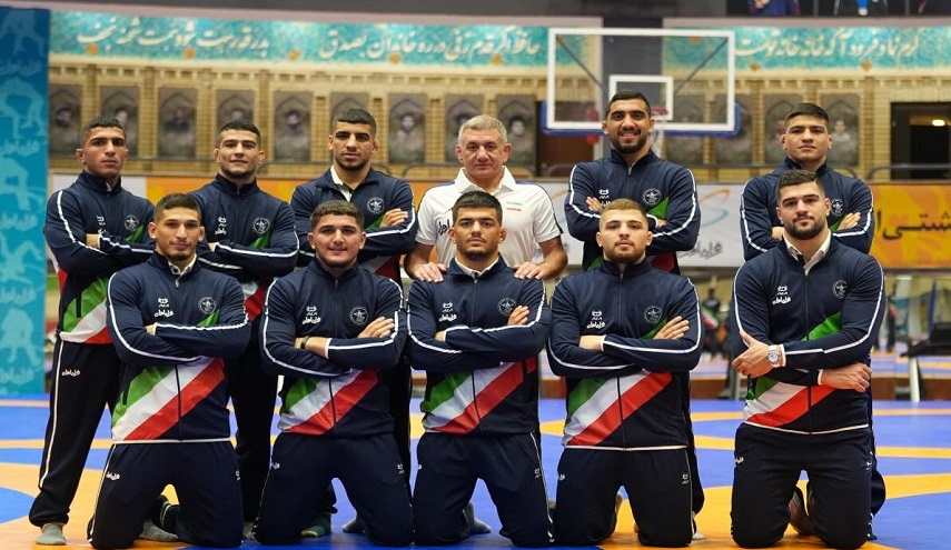 منتخب الشباب الايراني للمصارعة الحرة يتوج ببطولة أسيا 