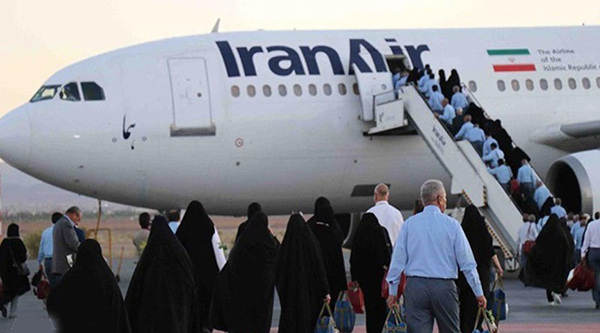  تسيير 3 آلاف رحلة جوية بين ايران والعراق خلال زيارة الأربعين 