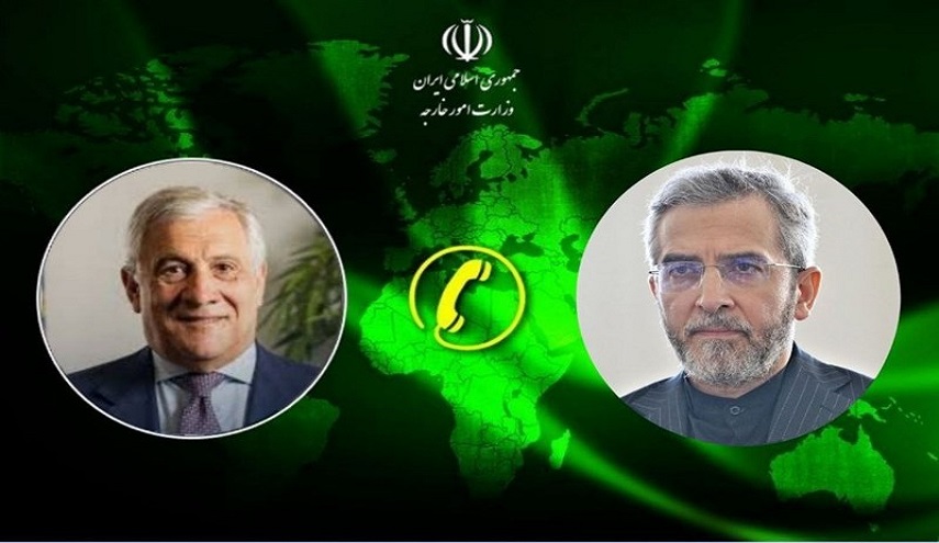  باقري لوزير خارجية إيطاليا: الهجمات الإسرائيلية هي محاولة لتوسيع نطاق الحرب 