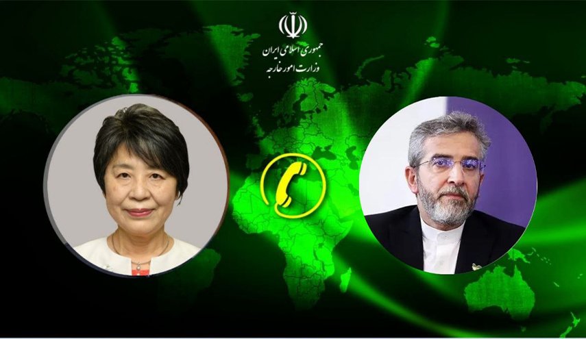  مباحثات هاتفية بين وزيرة الخارجية اليابانية وعلي باقري 