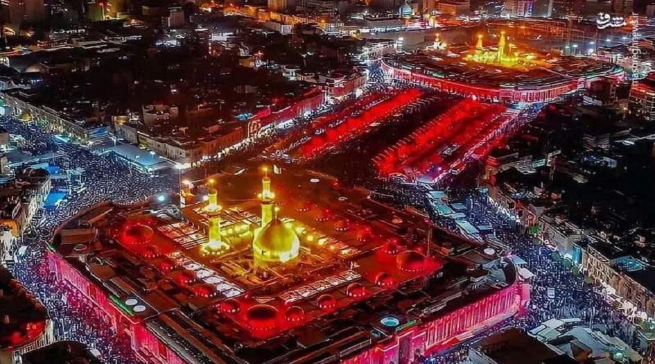  متى تم بناء منطقة بين الحرمين الشريفين في كربلاء المقدسة؟