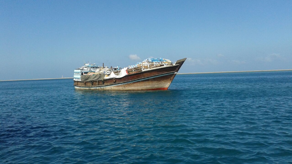 غرق شدن يك شناور ايراني در آب‌هاي كويت