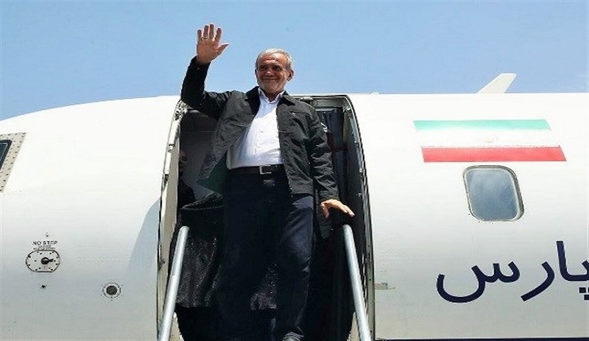 الرئيس الايراني مسعود بزشكيان يتوجه إلى العراق يوم الأربعاء 