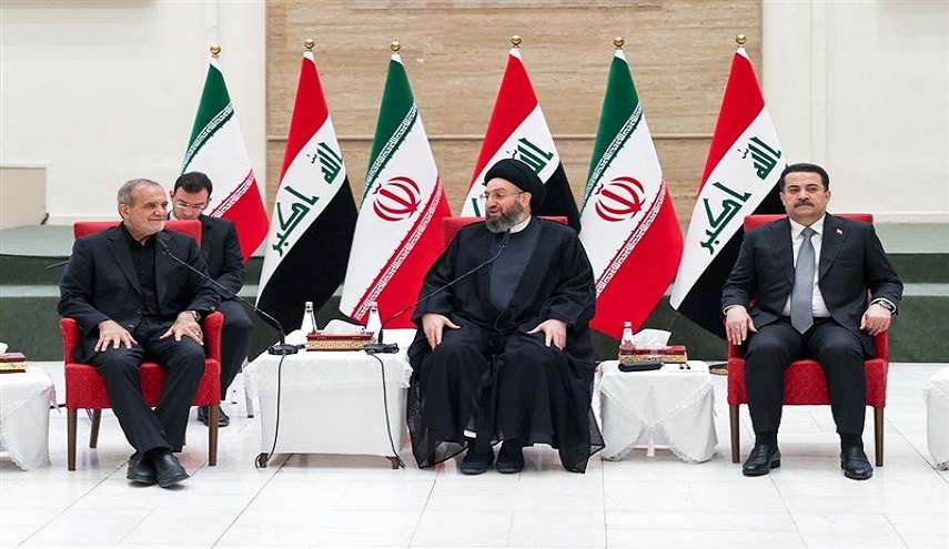  السيد عمار الحكيم للرئيس الإيراني: العراق يعيش حالة استقرار غير مسبوقة 