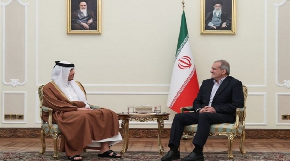 الرئيس الايراني  سيتقبل  رئيس مجلس الوزراء القطري 
