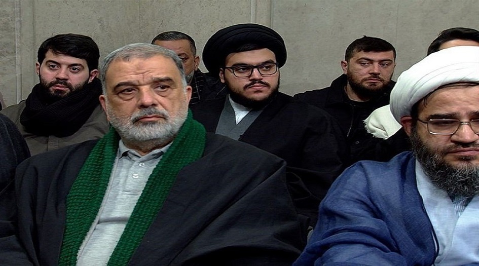  نجل الشهيد السيد حسن نصرالله حضر لقاء المنشدين الحسينيين مع قائد الثورة الاسلامية 