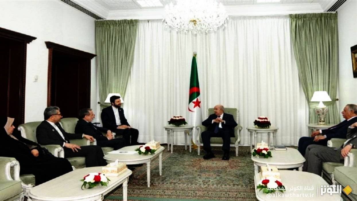  عراقجي يلتقي الرئيس الجزائري عبد المجيد تبون 