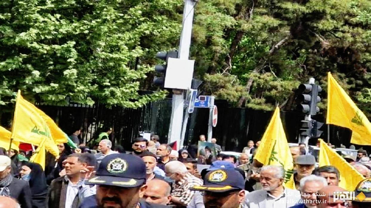 نقش تجمعات مردمي تهران در تقويت حمايت از فلسطين و مقابله با اشغالگري