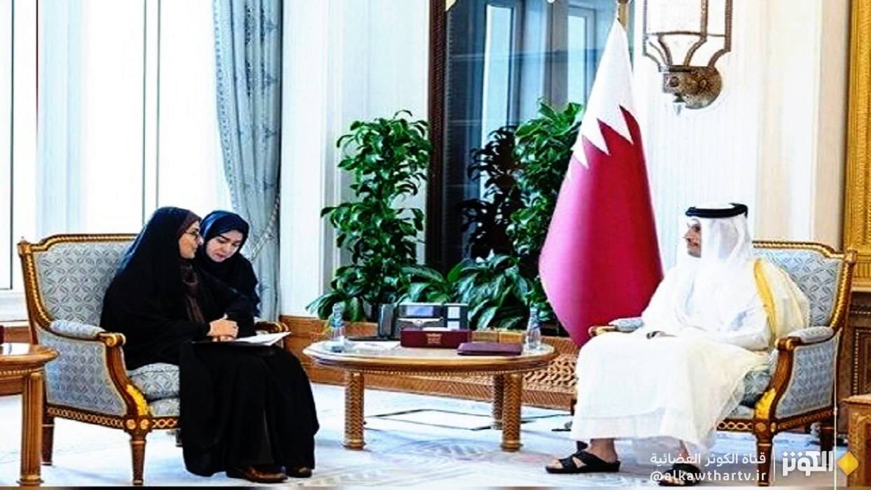 وزيرة الطرق الإيرانية تلتقي رئيس الوزراء القطري