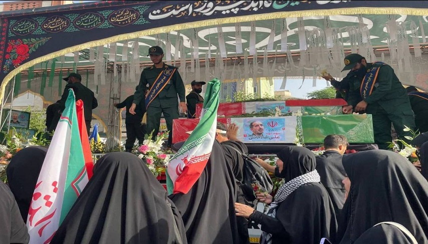 آيين بزرگداشت ووداع باشكوه با شهداي اقتدار، نماد همبستگي ملت ايران