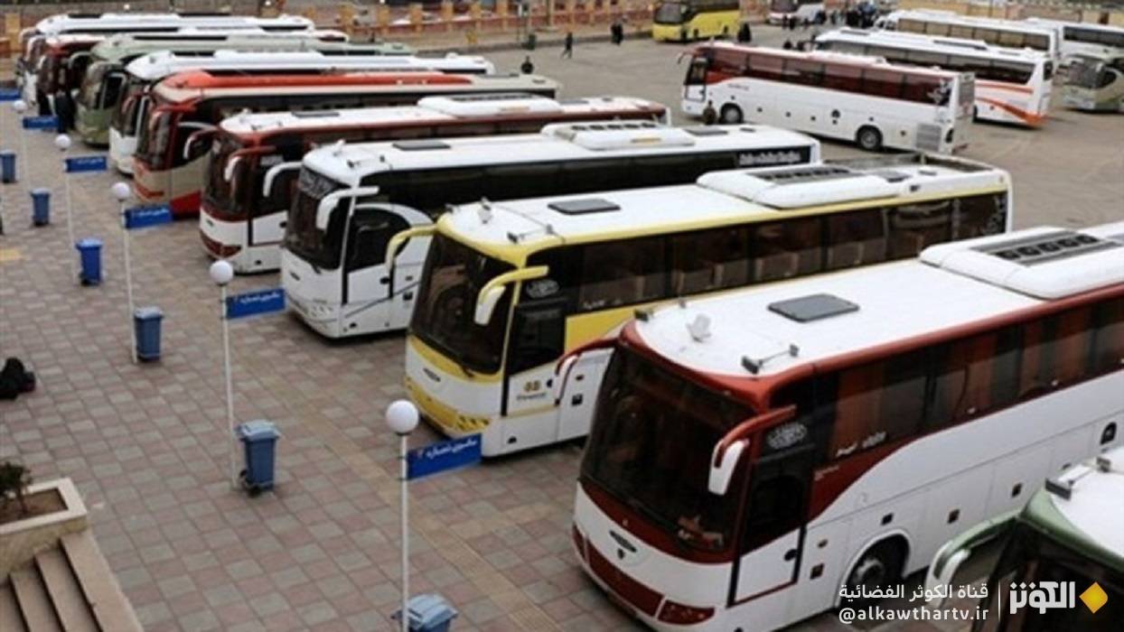  تجهيز 1600 مركبة لنقل زوار الأربعين من همدان 