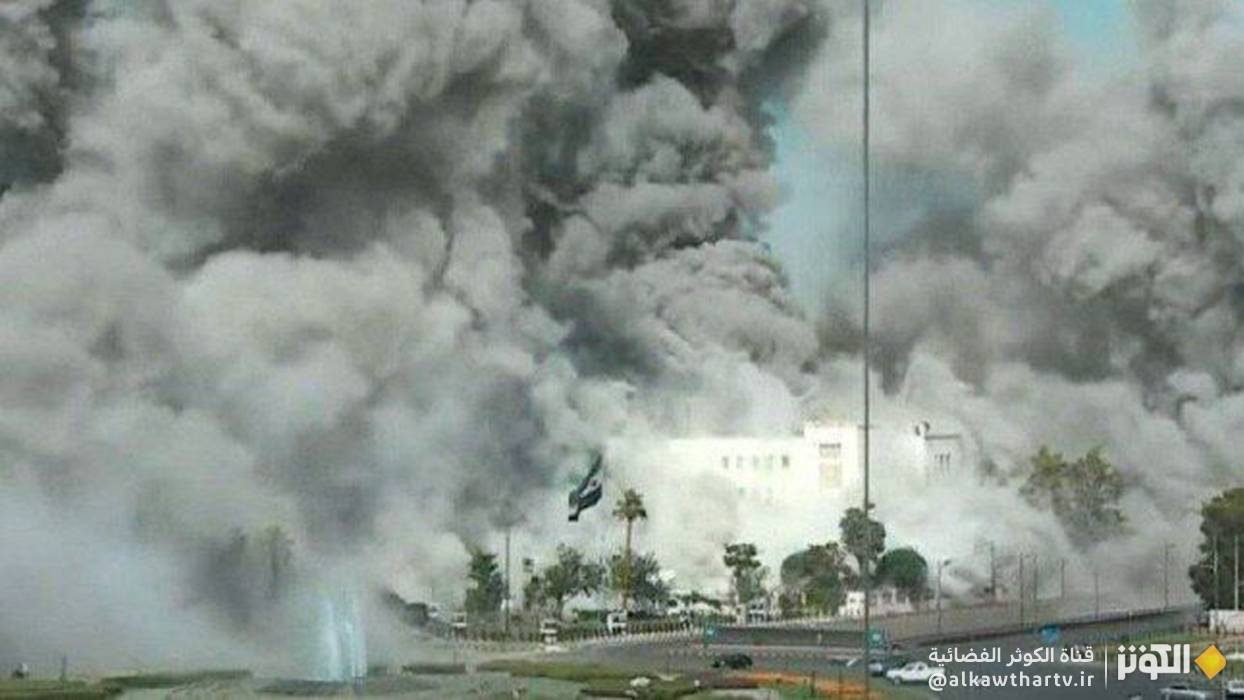 غارات جوية صهيونية تستهدف مبنى الأركان العامة للجيش السوري في قلب دمشق