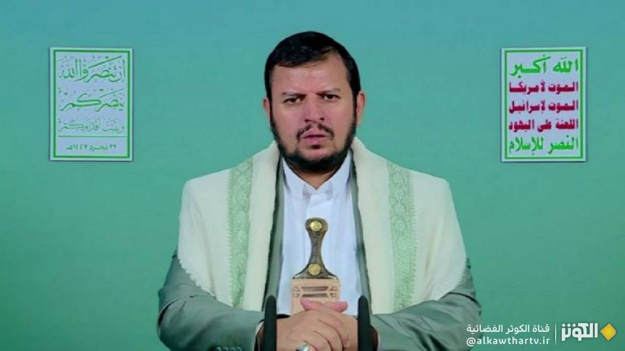  السيد الحوثي: أمريكا و الكيان الصهيوني يريدان تثبيت معادلة الاستباحة مع كل الامة 