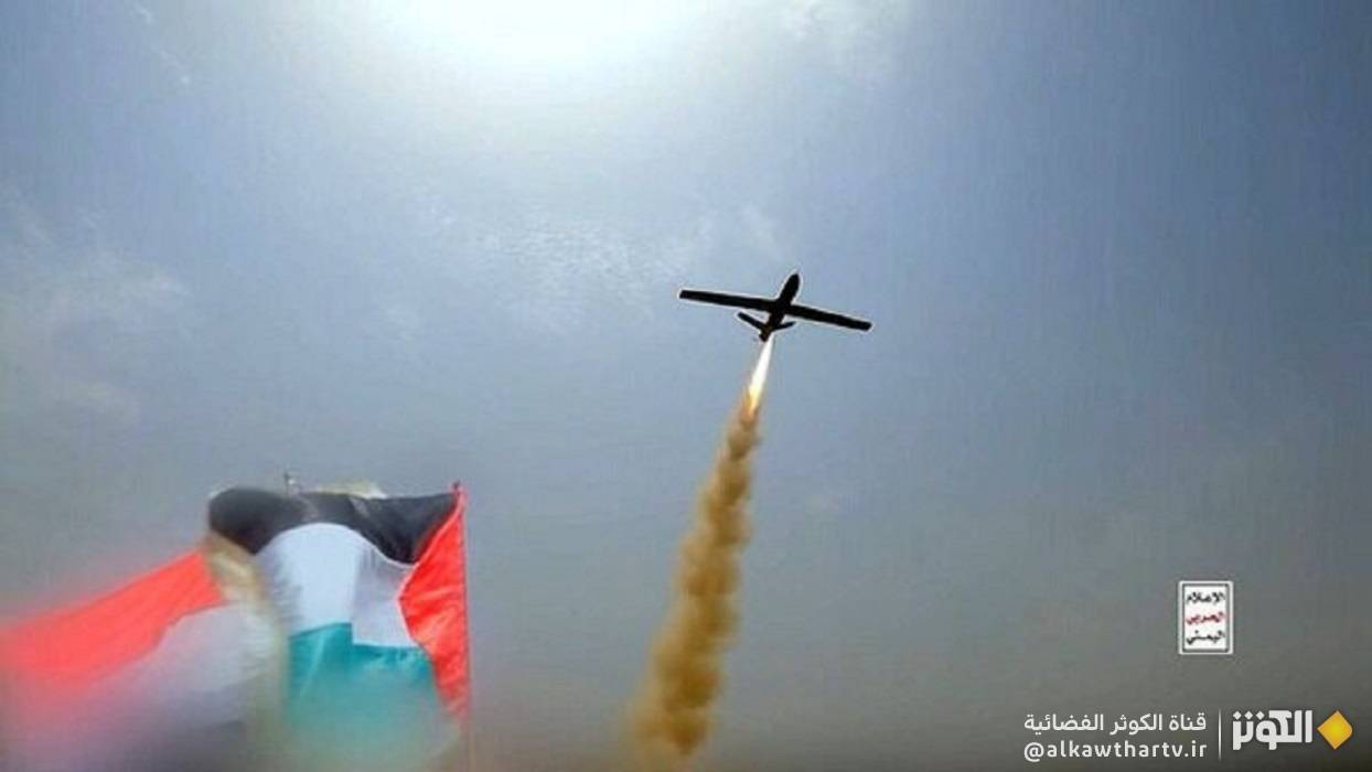 القوات المسلحة اليمنية تستهدف الأراضي الحتلة بـ 8 طائرات مسيرة
