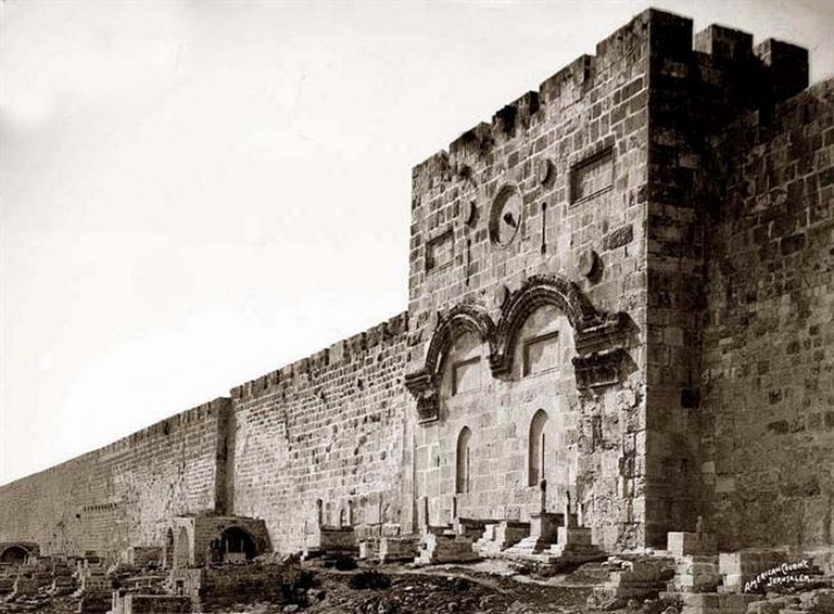 القدس - باب الرحمة 1898م