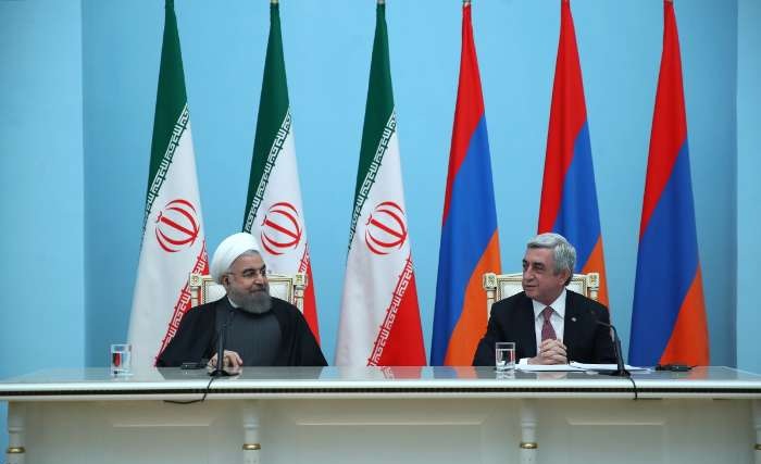 الرئيس روحاني: التعاون بين ايران وارمينيا ضروري لاجتثاث الارهاب من المنطقة