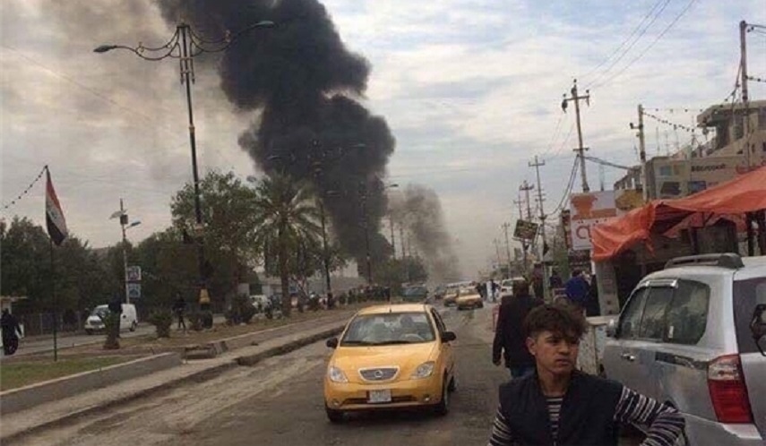 مقتل واصابة 12 شخصا بانفجار سيارة مفخخة شرقي بغداد