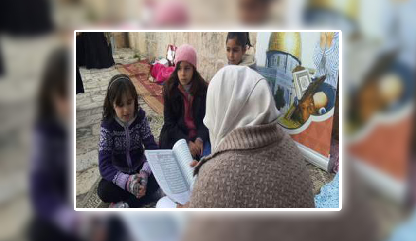  أطفال المسجد الأقصى يصرون على الالتحاق بحلقات تحفيظ القرآن
