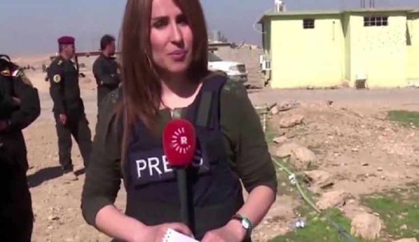 اللحظات الأخيرة للمراسلة الكردية قبل مقتلها 