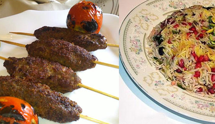 طرز تهیه 2 غذای معروف لبنانی: کباب چوبی و پلوی مرغ و بادنجان