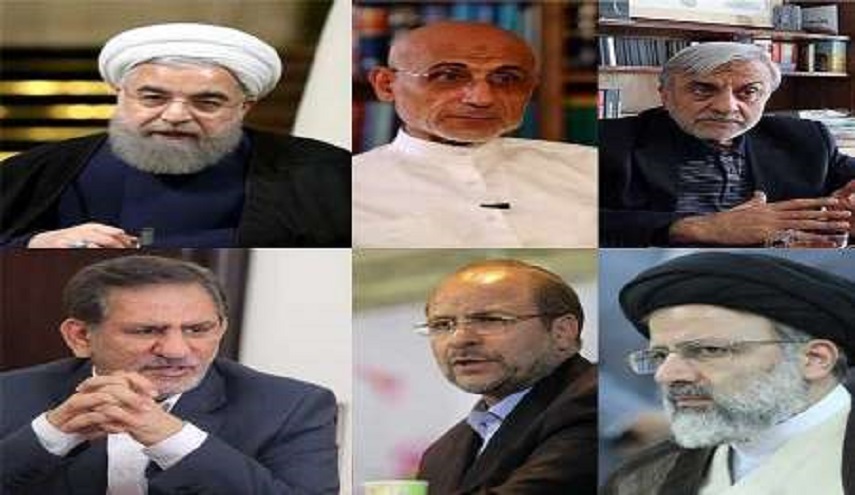 المتنافسون على الرئاسية الايرانية: الرئيس والنائب والسادن والعمدة ووزيران سابقان 