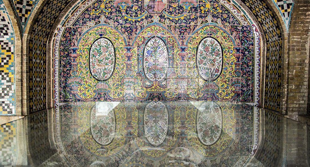 تصویری زیبا از کاخ گلستان