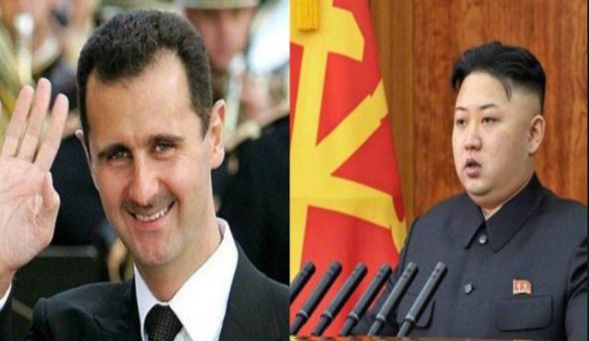 بشار الأسد يبعث برسالة إلى زعيم كوريا الشمالية
