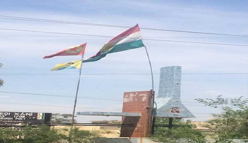 رفع علم حزب العمال الكردستاني وسط كركوك!  