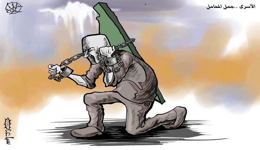 كاريكاتير .... معاناة الاسرى الفلسطينيين