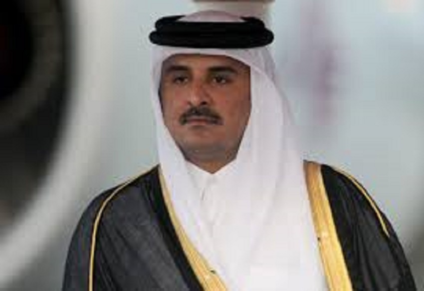 موقف محرج لأمير قطر في قمة الرياض